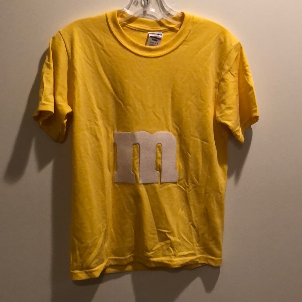 Homemade Yellow m&m Candy T-shirt / Costume